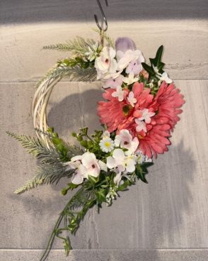 #026ピンクのハーフリース