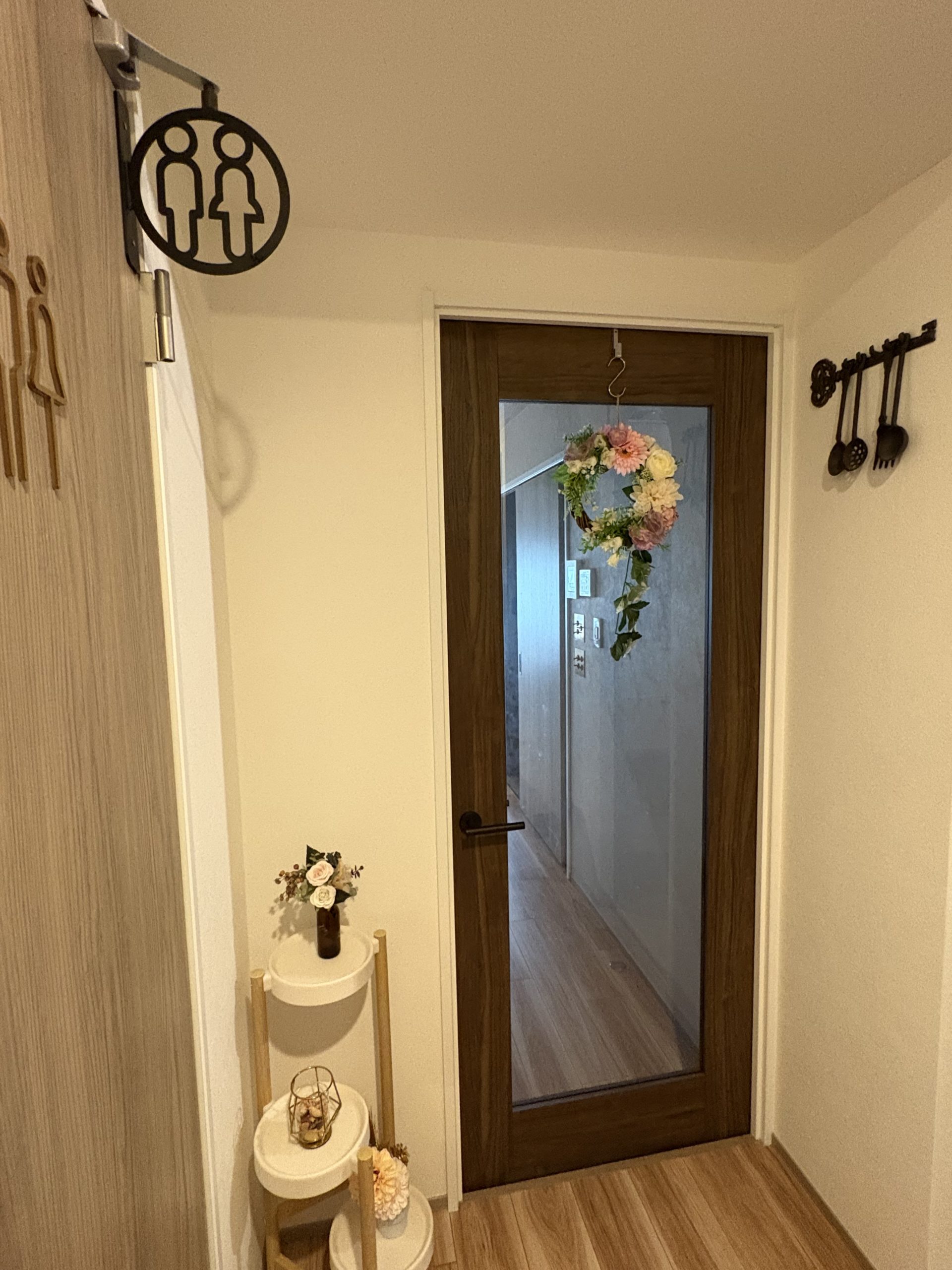 #018ナチュラルテイスト円形ドロップリース - 画像 (12)