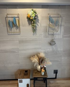 #017ナチュラルテイストドロップスタイルリース