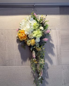 #017ナチュラルテイストドロップスタイルリース