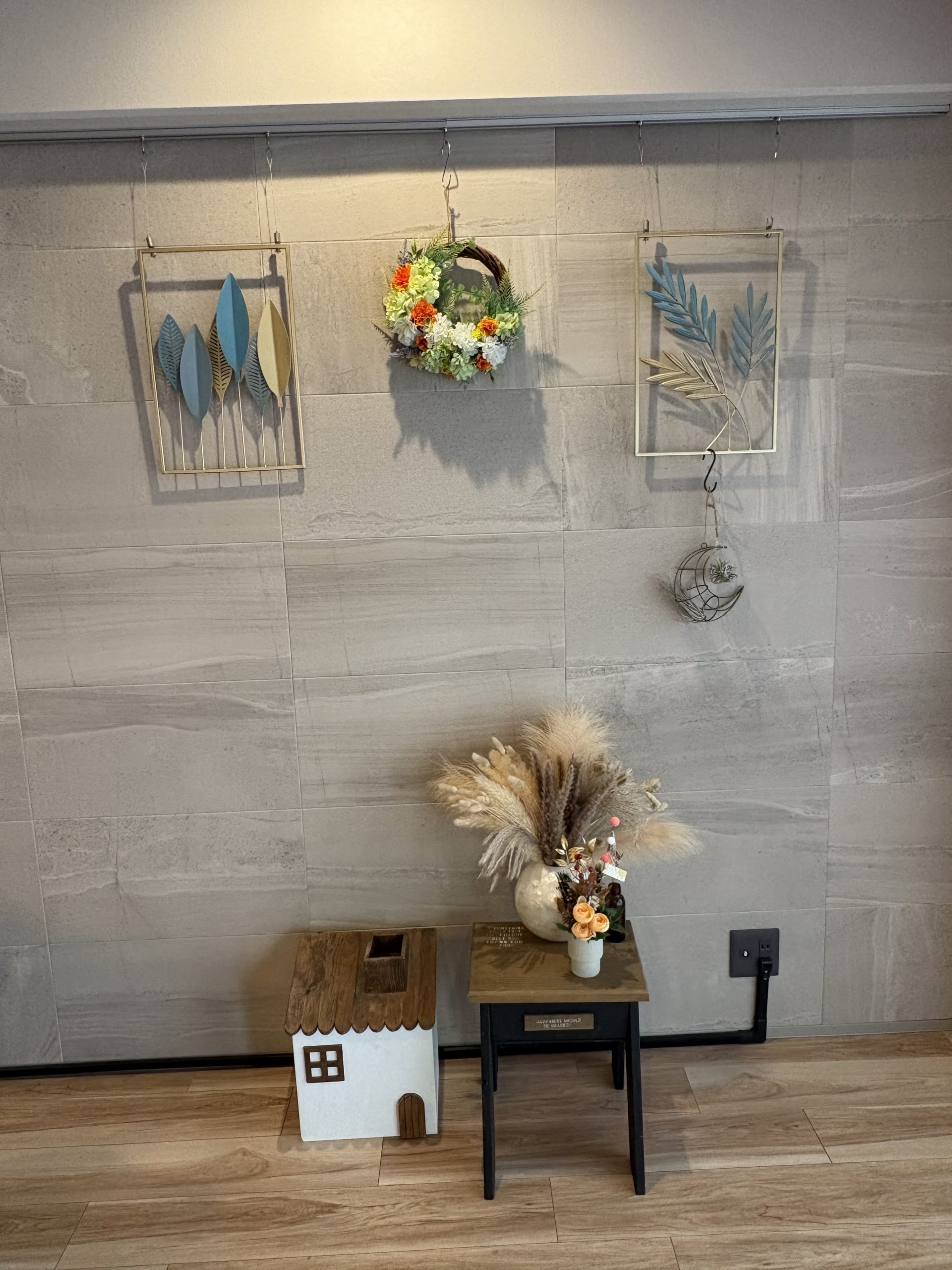 #014ナチュラルアレンジメントリース - 画像 (2)