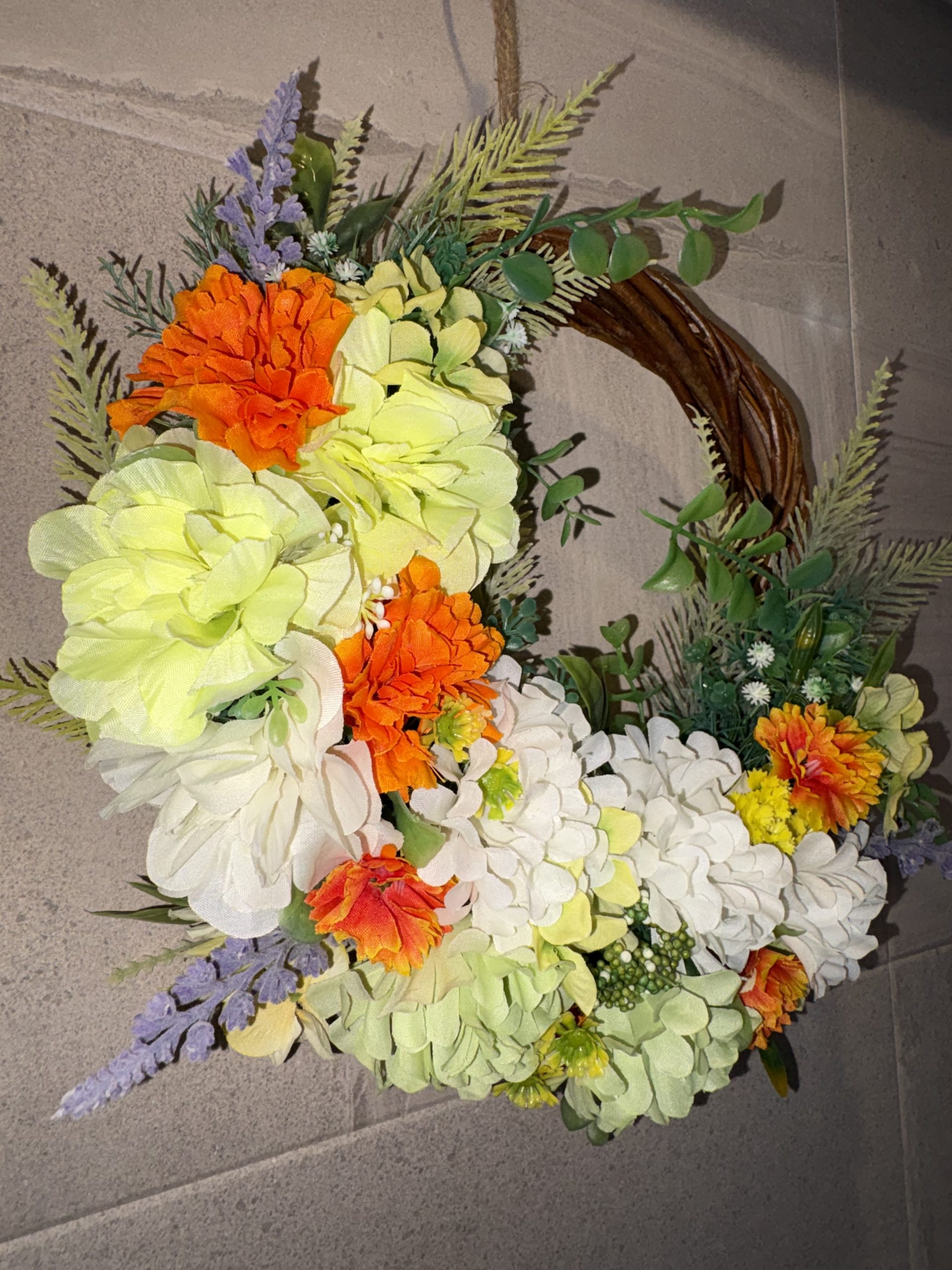 #014ナチュラルアレンジメントリース - 画像 (6)