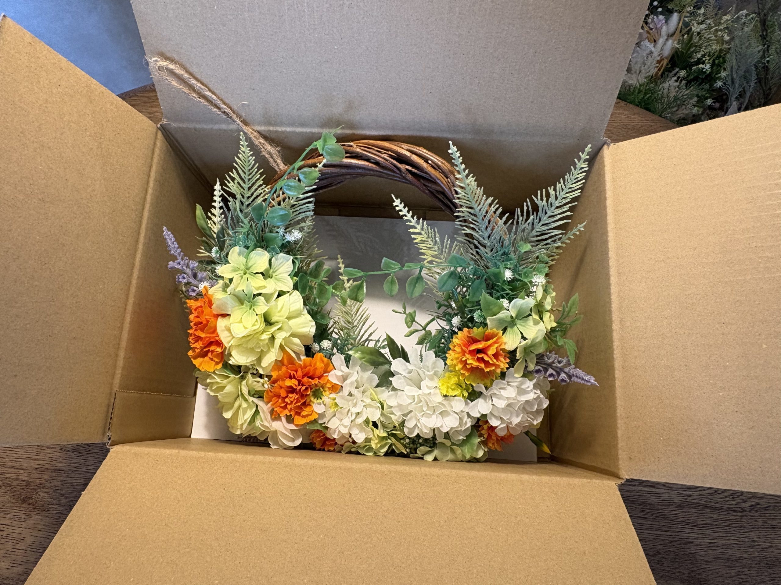 #014ナチュラルアレンジメントリース - 画像 (8)