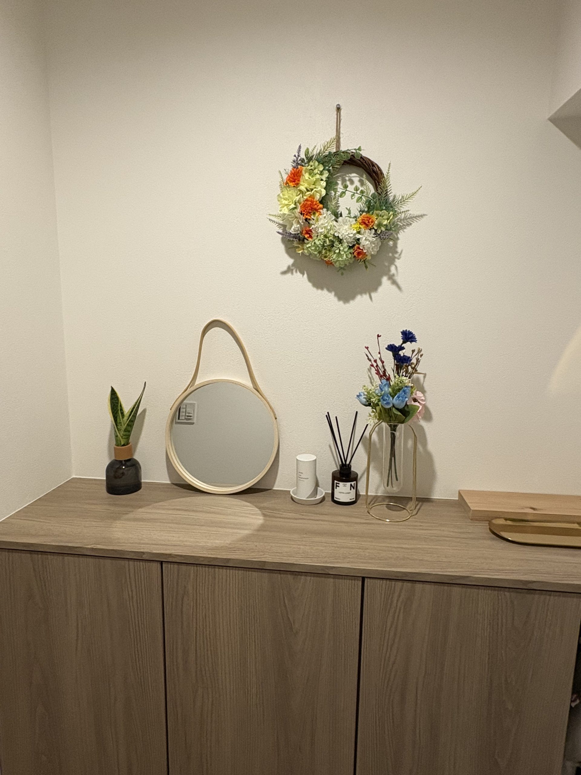 #014ナチュラルアレンジメントリース - 画像 (9)