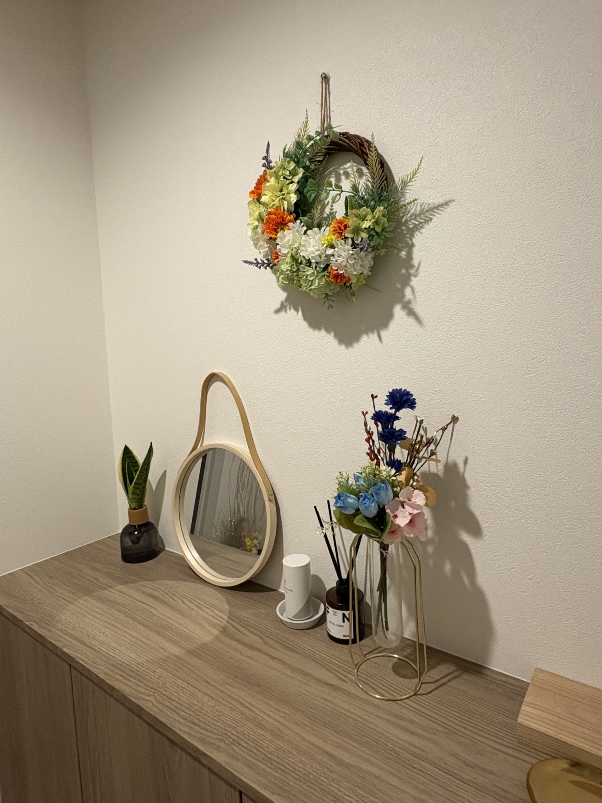 #014ナチュラルアレンジメントリース - 画像 (10)